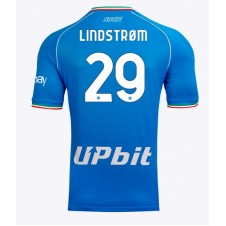 SSC Napoli Jesper Lindstrom #29 Hemmatröja 2023-24 Korta ärmar